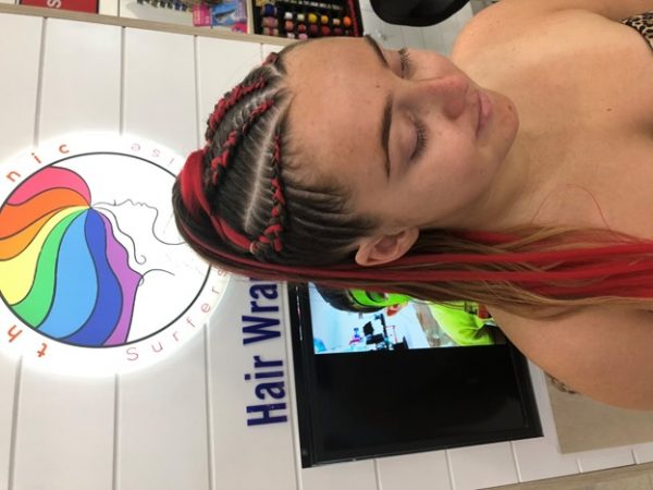 Cornrow extensions for front section - Image 3