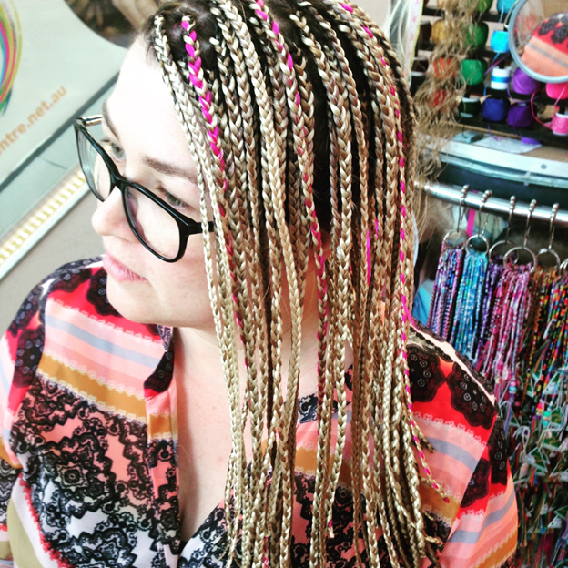 Full head braided hair extension or box braids - Surfers Paradise Hairwraps  & Braiding Gold Coast