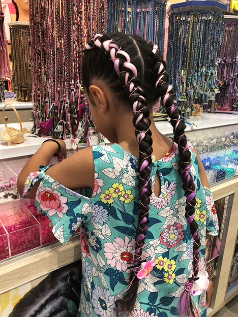 Double Dutch Braids And Extension Hair Surfers Paradise Hairwraps And Braiding Gold Coast 