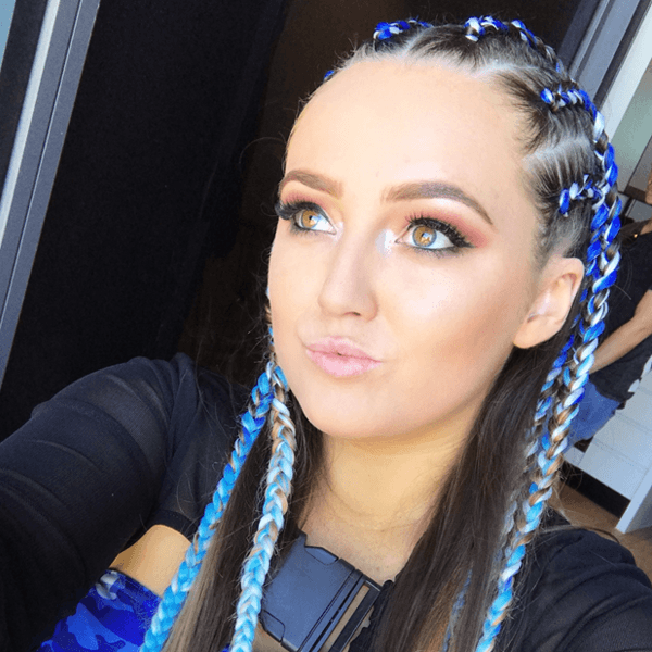 Cornrow extensions for front section at Gold Coast and Surfers Paradise