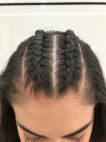 Top section 2 cornrows